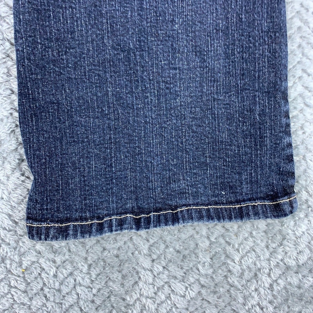 NYDJ Jeans Women's Size 10 Dark Blue Bootcut Lift Tuck USA Made Stretch 30x32 - Picture 15 of 16